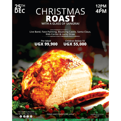 Kabira Country Club Christmas is here 2023 Christmas Roast special offer