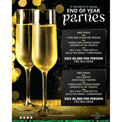 Kabira Country Club Christmas is here 2023 End Of the year party special offer