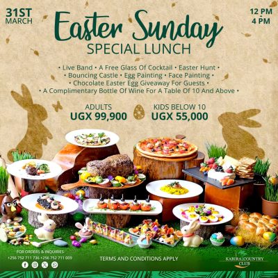 kabira COuntry club easter sunday special lunch